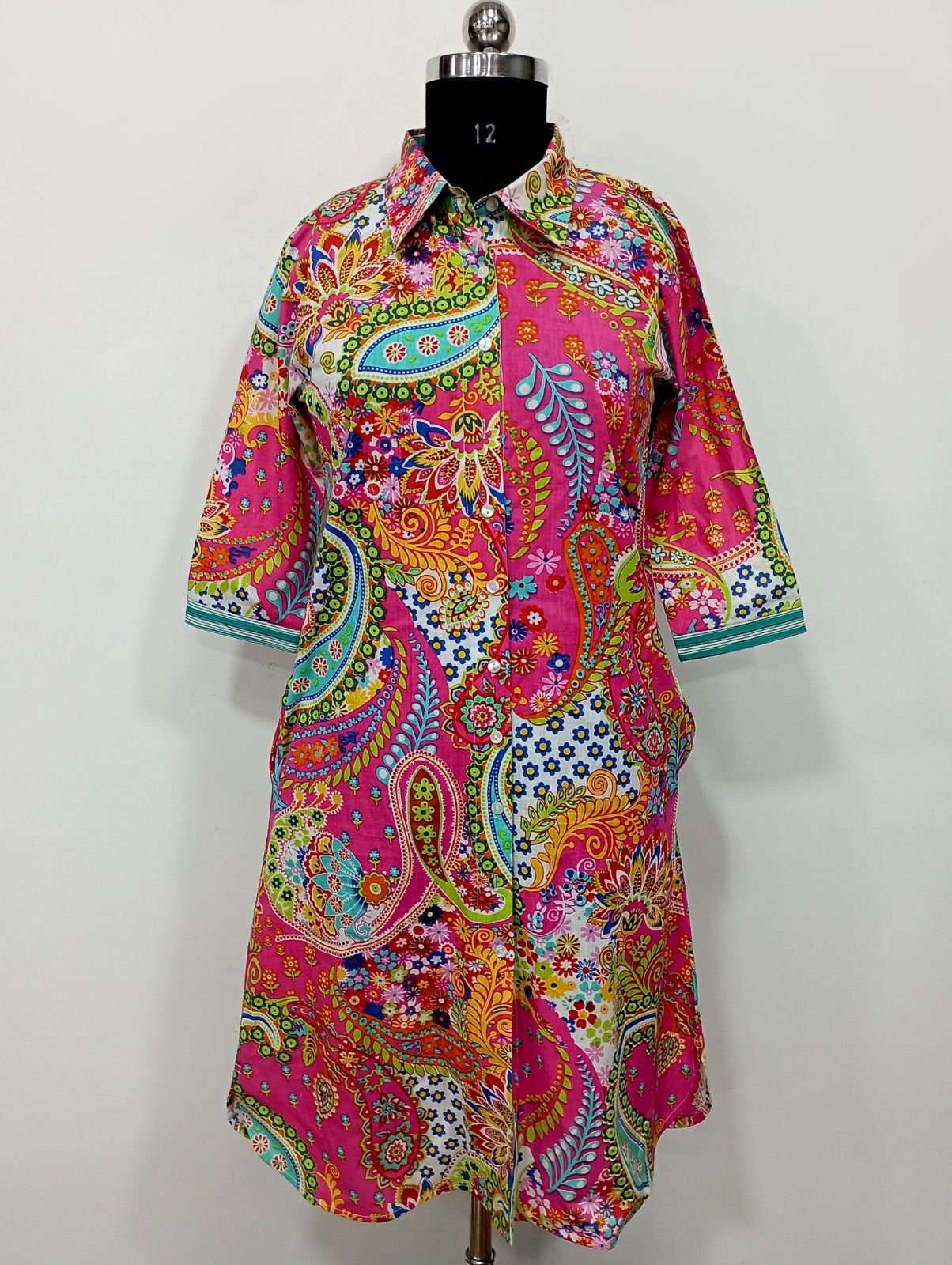 hand block women dress